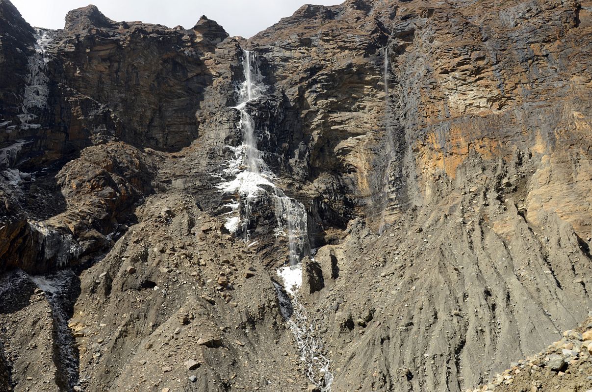 18 Small Waterfall From Near The End Of The Chhonbardan Glacier Between Glacier Camp And Italy Base Camp Around Dhaulagiri 